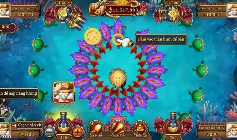 Giao diện chơi game Bắn Cá Đại Hải Trình tại BK8