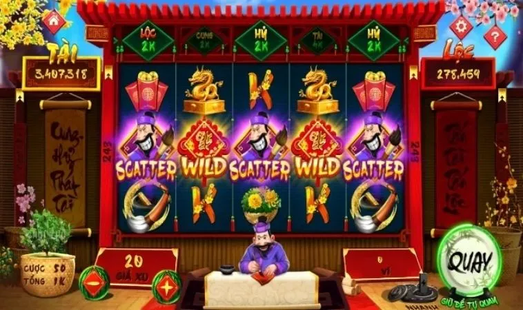 Các biểu tượng trong game nổ hũ Ông Đồ tại BK8